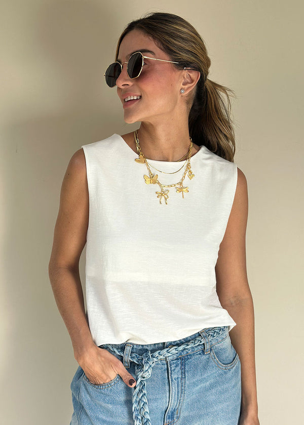 Evaluna Ivory Top