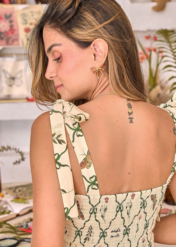 Bow Drop Earrings