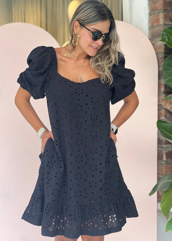 Azucena Black Dress