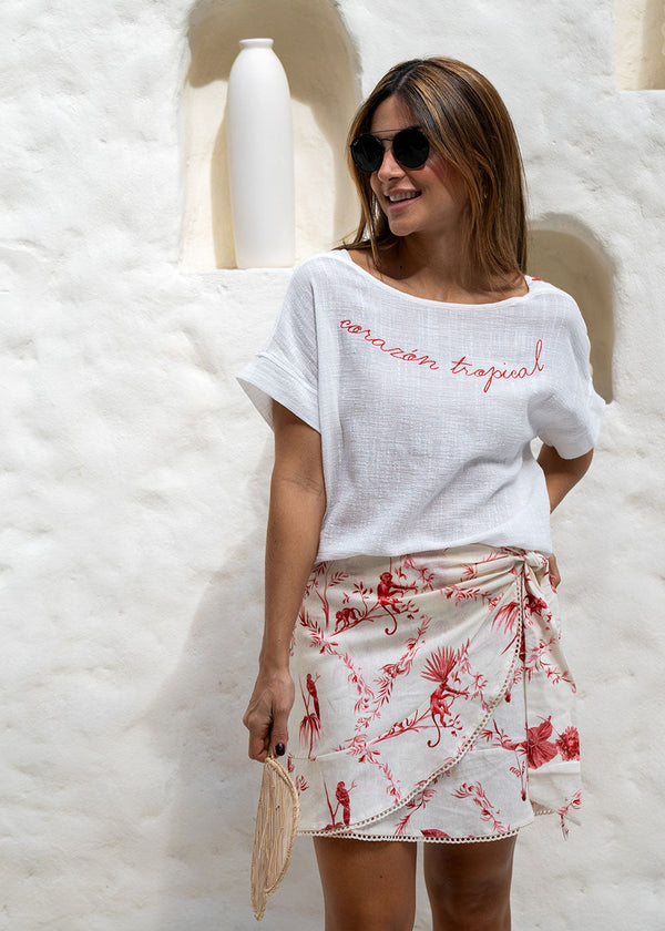 Carmen Shirt – Ivory