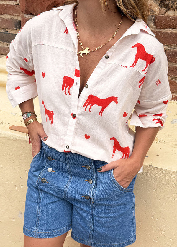 Federica Horses Shirt