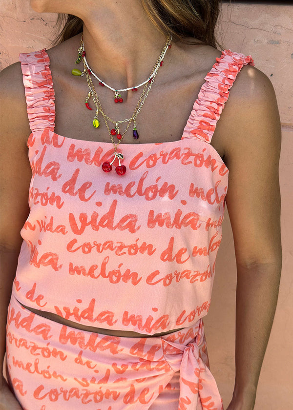 Felisa Text Blouse