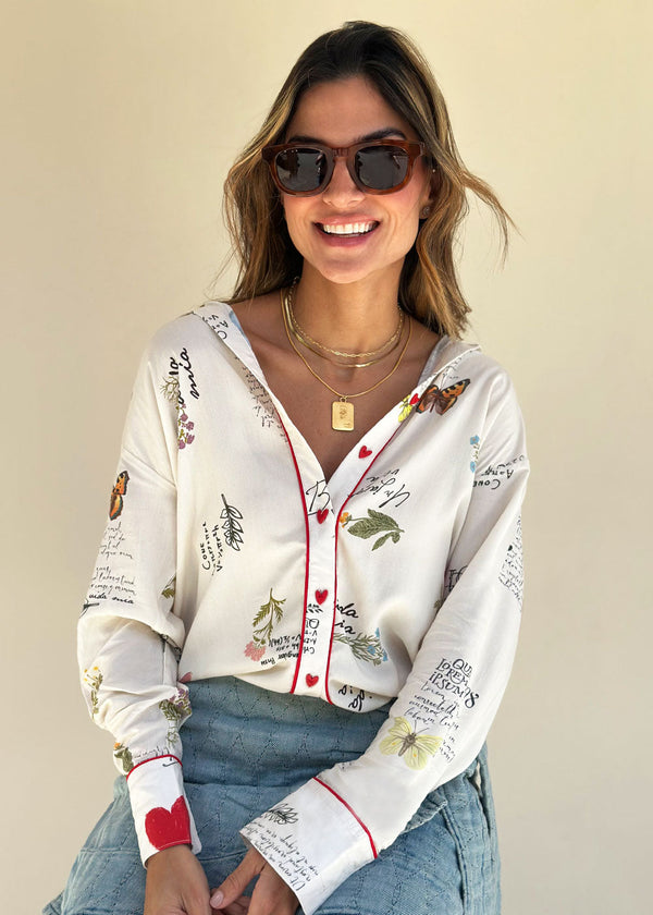Lola Botanic Printed Blouse
