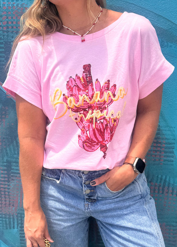 Adelina Tropical Banana T-Shirt