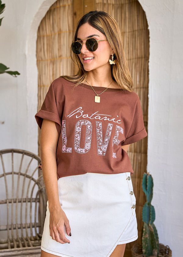 Geranio Embroidered T-Shirt