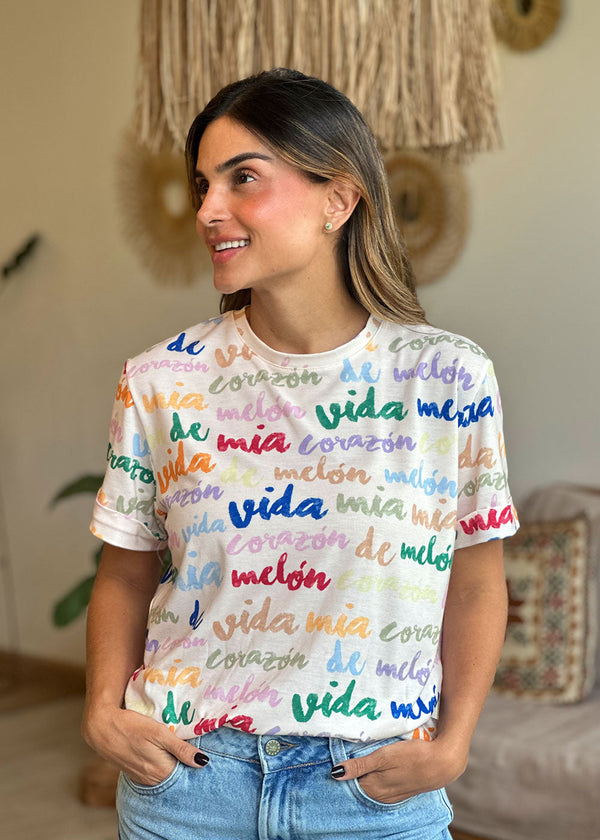Camiseta Marie Texto