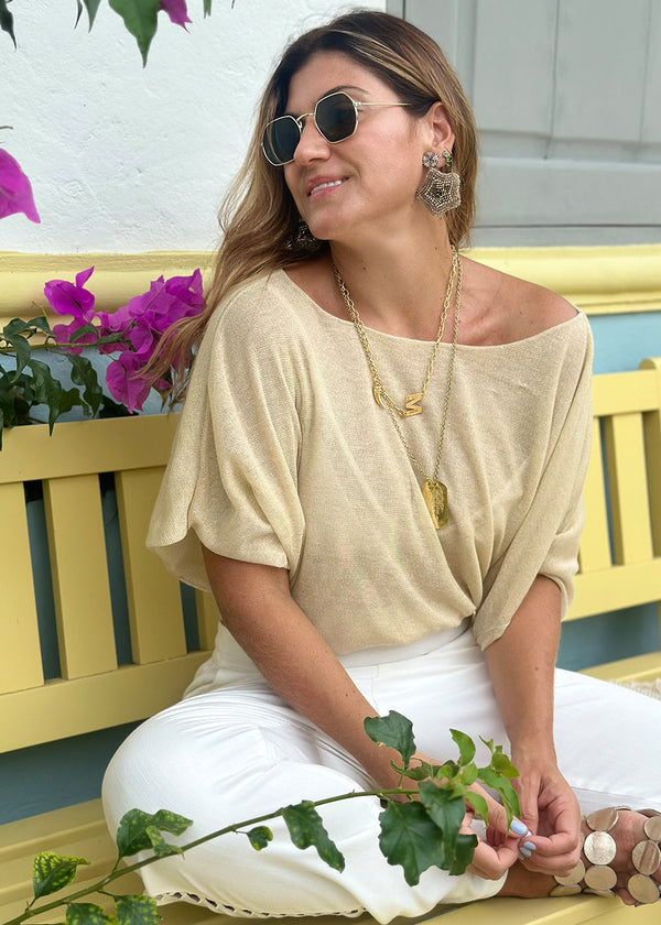 Dora Gold Blouse