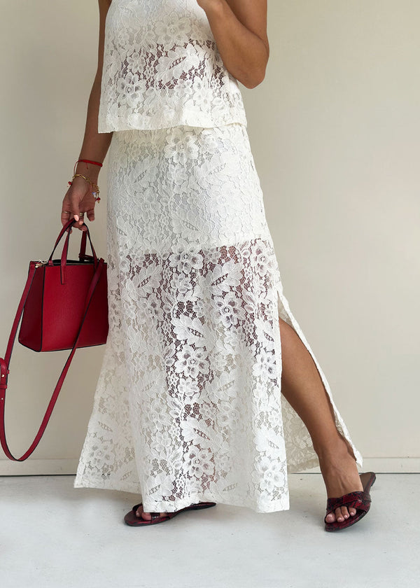 Coralina Maxi Skirt Ivory